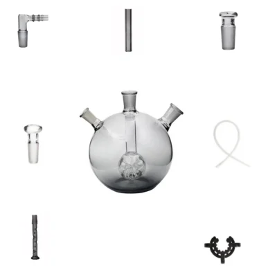 Black Glass Pipe MK II : 8 in 1 Glass Pipe