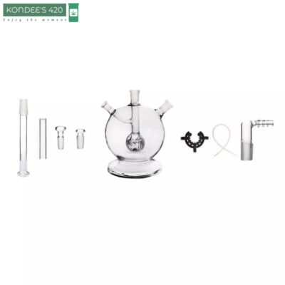 Clear MK2 8 in 1 Globe Bong บ้องแก้ว บ้องลูกโลกแบบมีฐาน (KK337)